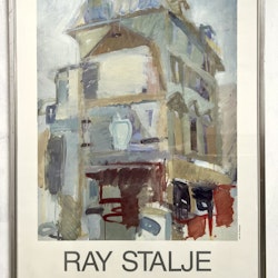 Inramad affisch av Ray Stalje. 51,5x68,5 cm