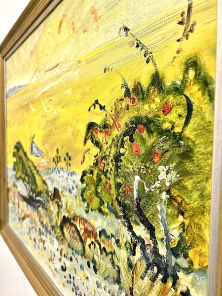 Olja på duk av Jerry Andersson. 67,5x53,5 cm