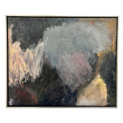 "Ingen titel" Olja på duk av Johan Pettersson. 66x56,5 cm