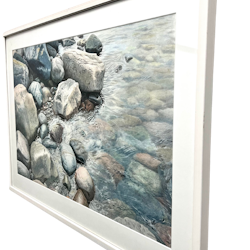 "Fjällbacka stenar" Akvarell av Johannes Wessmark. 87x63 cm