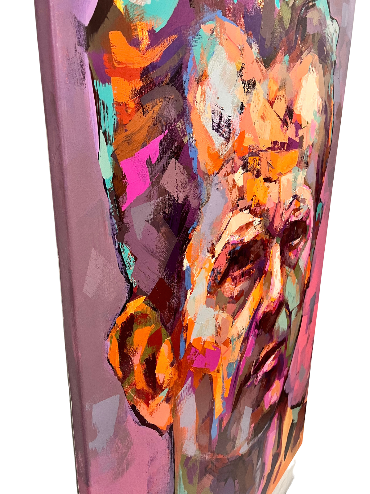 "Stefan Edberg" Akrylmålning på duk av Alberto Ramirez LEG, 160x100 cm