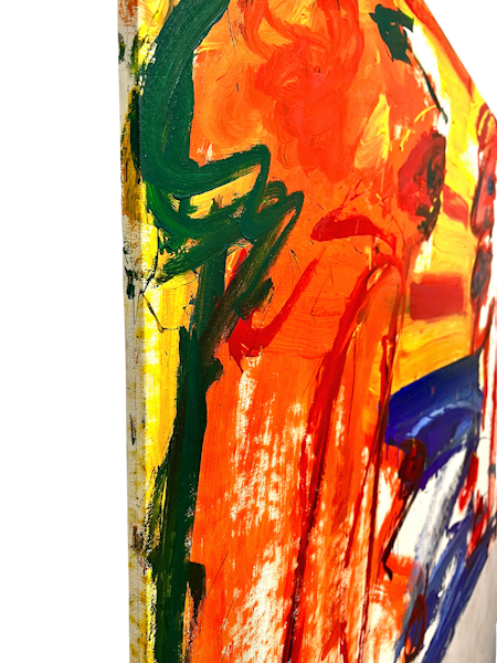 "Ingen titel" Originalmålning av Antoni Xaus Compte 146x117 cm