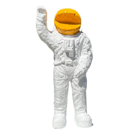 "PACSTRONAUT" Skulptur av Adam Ström. H. 34 cm