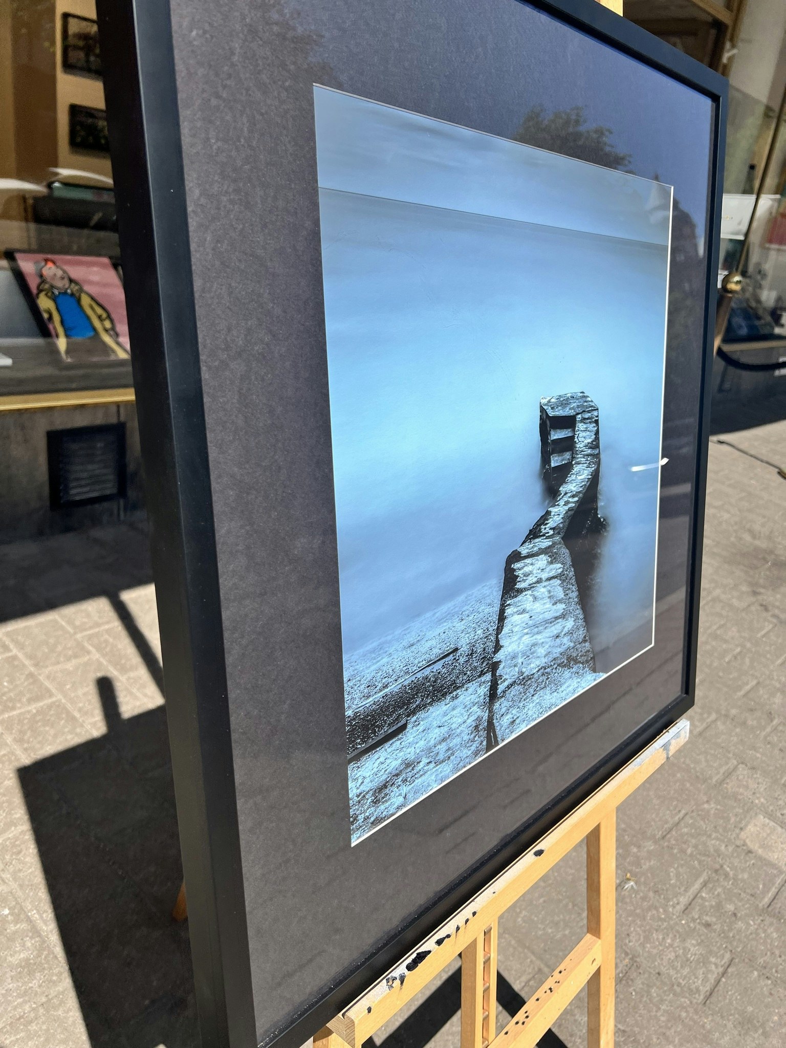 "Manarola Pier" Foto av Anders Hammarström ur Light & Italy serien. 69x70 cm