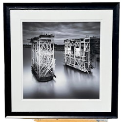 "Gota Alv Bridge" Foto av Anders Hammarström ur Light & Hope serien. 73x74 cm