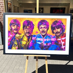 "The Beatles" Art Giclée av Alberto Ramirez LEG. Upplaga 25