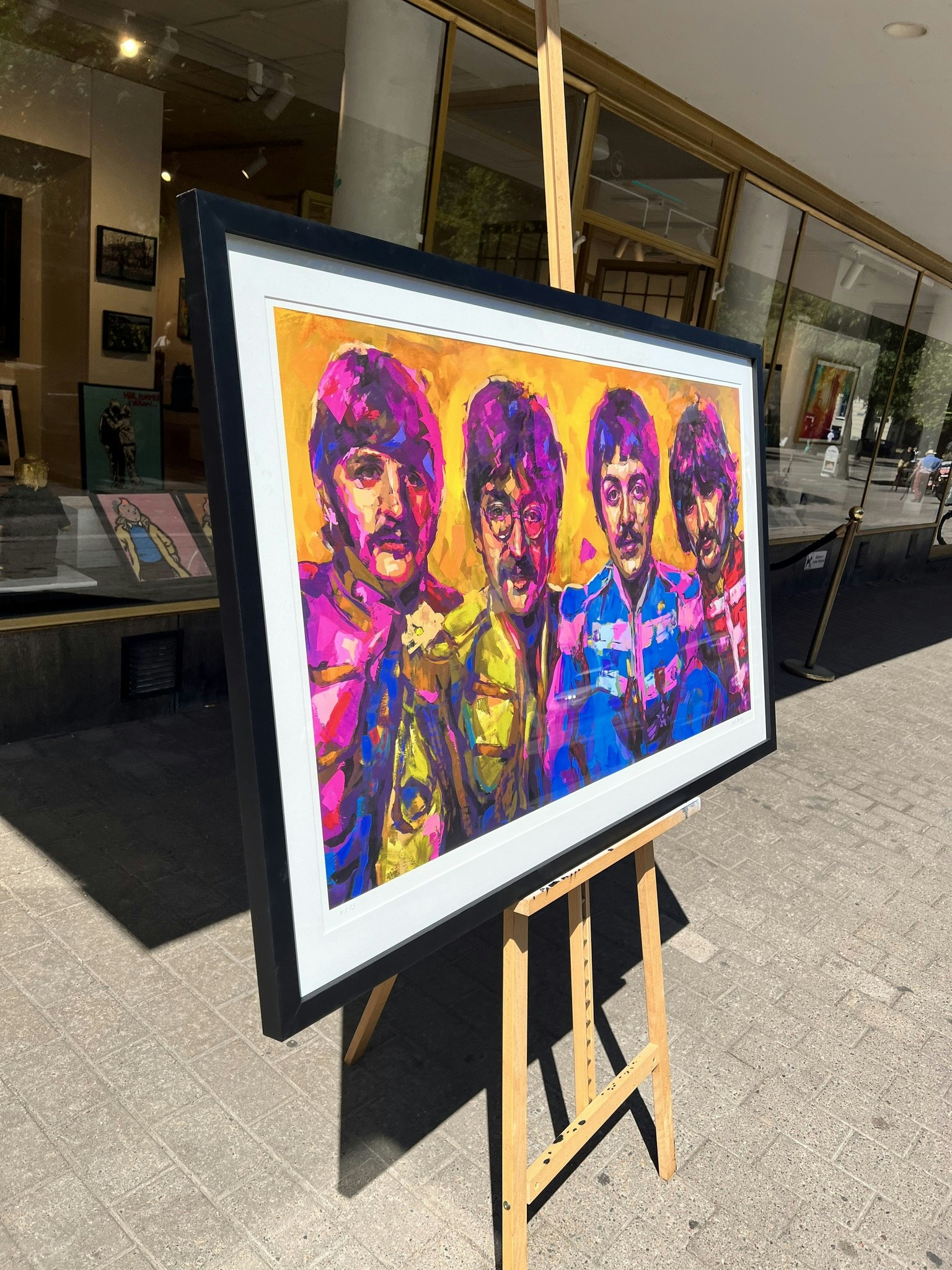 "The Beatles" Art Giclée av Alberto Ramirez LEG. Upplaga 25