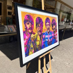 "The Beatles" Art Giclée av Alberto Ramirez LEG. Upplaga 25