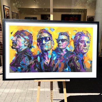 "U2" Art Giclèe av Alberto Ramirez LEG. 139x82 cm