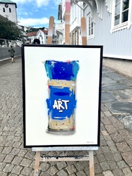 "Spice up your life ART" Blandteknik på duk av Mike Blomqvist. 64x83 cm