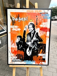 "Forever" Blandteknik på duk av Mike Blomqvist. 64x84 cm