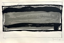 "Sans Titre" Litografi av Joan Hernandez Pijuan. nr 68/100. 58x38 cm