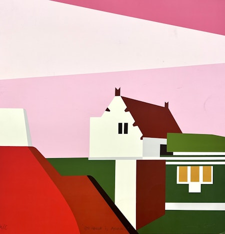"Joshua is around" Serigrafi av Franco Costa. HC. 49x51,5 cm