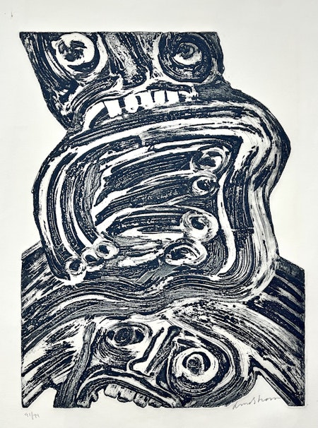 Bengt Lindström. Etsning. Signerad, numrerad 91/99. 70x90 cm