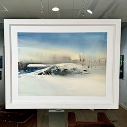 1. "After Snow" Akvarell av John Ma. 92x71 cm