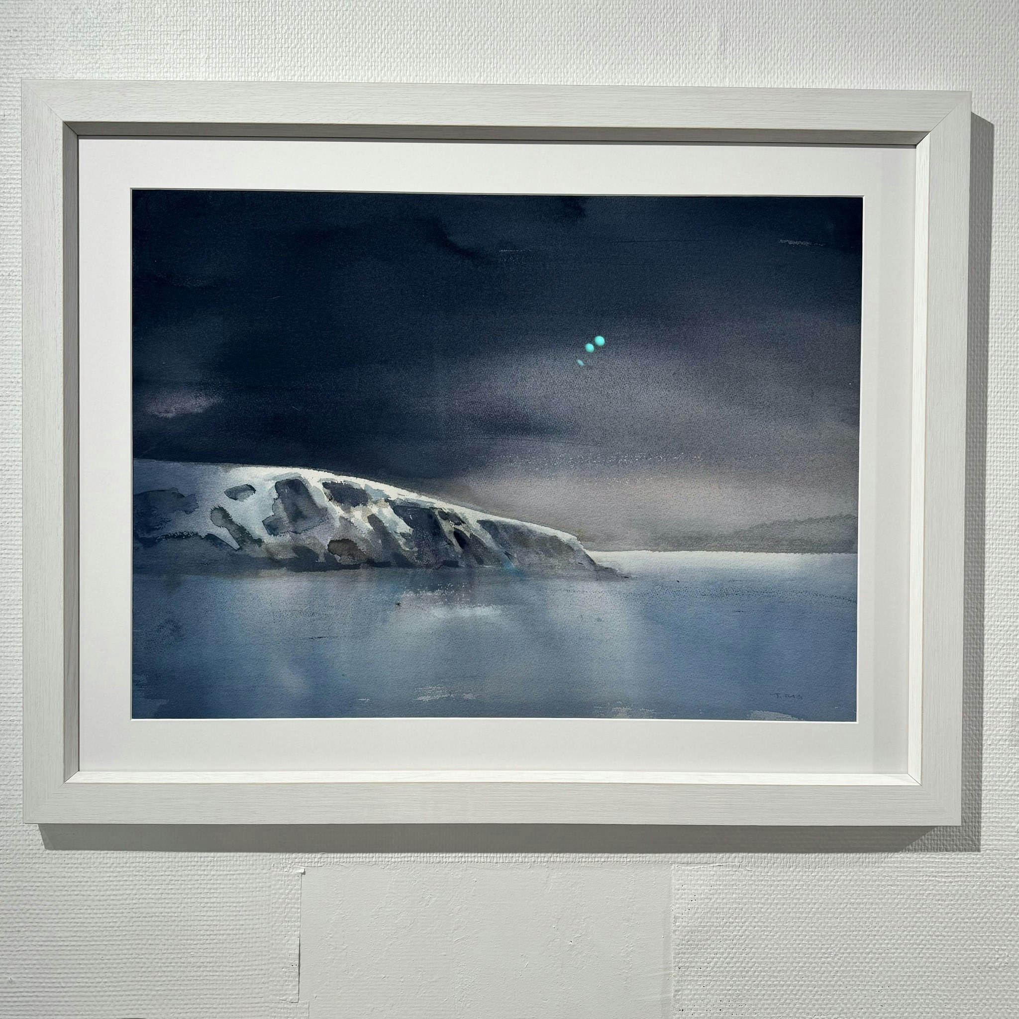 31. "Winter coast" Akvarell av John Ma. 92x72 cm