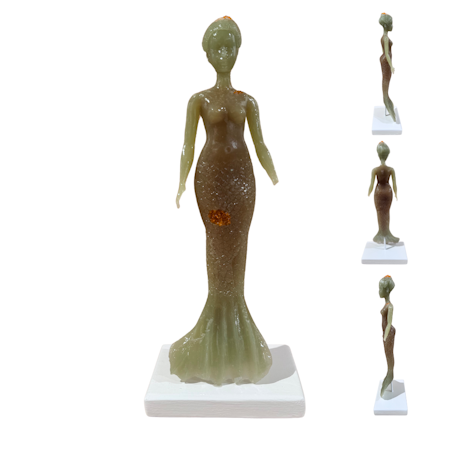 "Amfirite" Skulptur av Adam Ström. Höjd 38 cm