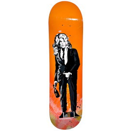 "Dolly Parton" Blandteknik på skateboard av Mike Blomqvist, 20x80 cm