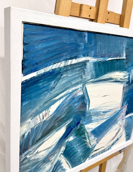 "Kat no 10" Olja på duk av Bengt Olson. -1973. 64x56 cm