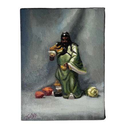 "Orientaliskt stilleben" Olja på duk av Fredrik Thorsén. 30x40 cm