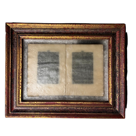 "Apparente Freddo" Work no 275. Blandteknik med bok av Giuseppe Rossetti. -1988 60x50 cm