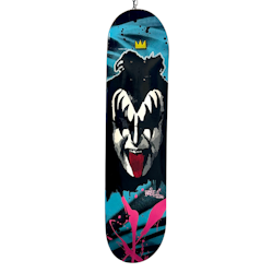 "Gene Simmons" Blandteknik på Skateboard av Mike Blomqvist. 110x150 cm