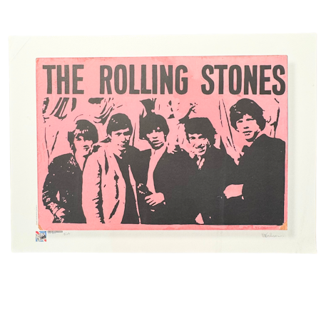 Noe Eriksson "The Rolling Stones" Serigrafi. Signerad, EA. 70x50 cm