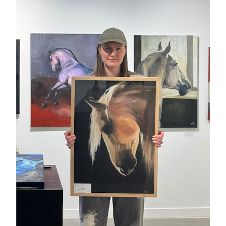 "Ridå!" Art print av Elin Östberg. 50x70 cm