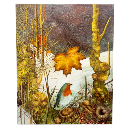 Erik The Red, akryl på duk av Björn Lindow, 80x100 cm