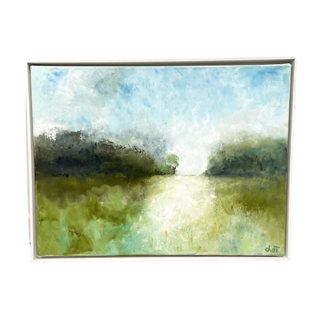 Guiding Light, Olja på duk av Lo Fehrling, 80x60 cm