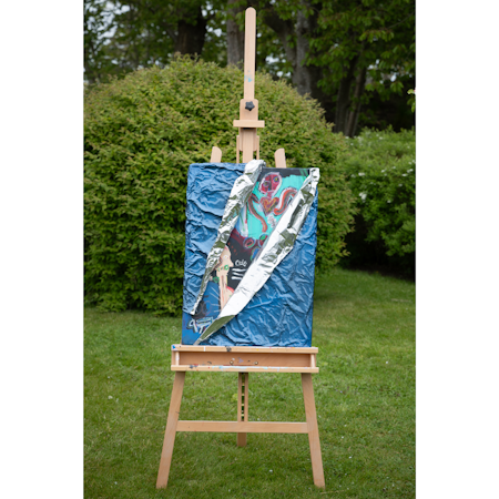 Coke, Mixed media av Adam Ström. 75 x 50 cm. Tavla, del av serien Wrapped