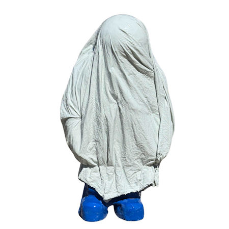 Nyfiken, Skulptur av Adam Ström. h 100 cm.