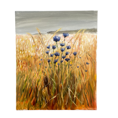Harvest, Olja på duk av Lasse Kronér, 50x60 cm