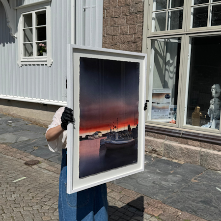 Åstol', Akvarell av Kalle Nilsson, 73x93 cm