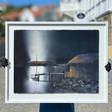 'Ekan', Akvarell av Kalle Nilsson, 93x73 cm