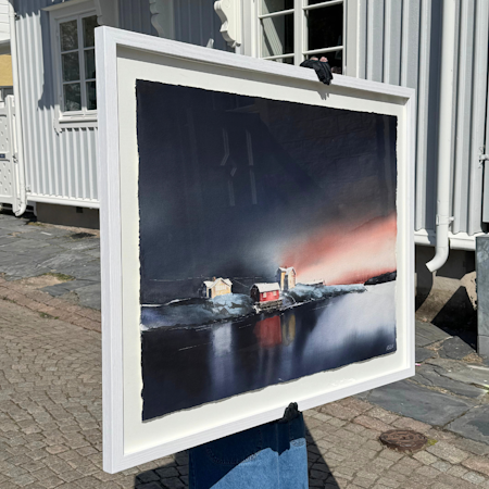 'Fotö', Akvarell av Kalle Nilsson, 124x94 cm