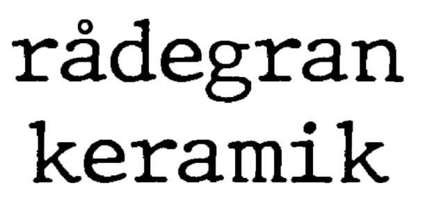 rådegran keramik
