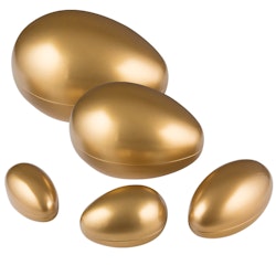 Påskägg - Metallic Guld