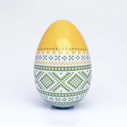 Påskägg Marius - Gul-Grön 18cm