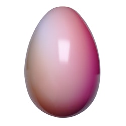Påskägg - Petrolium Orange-Pink