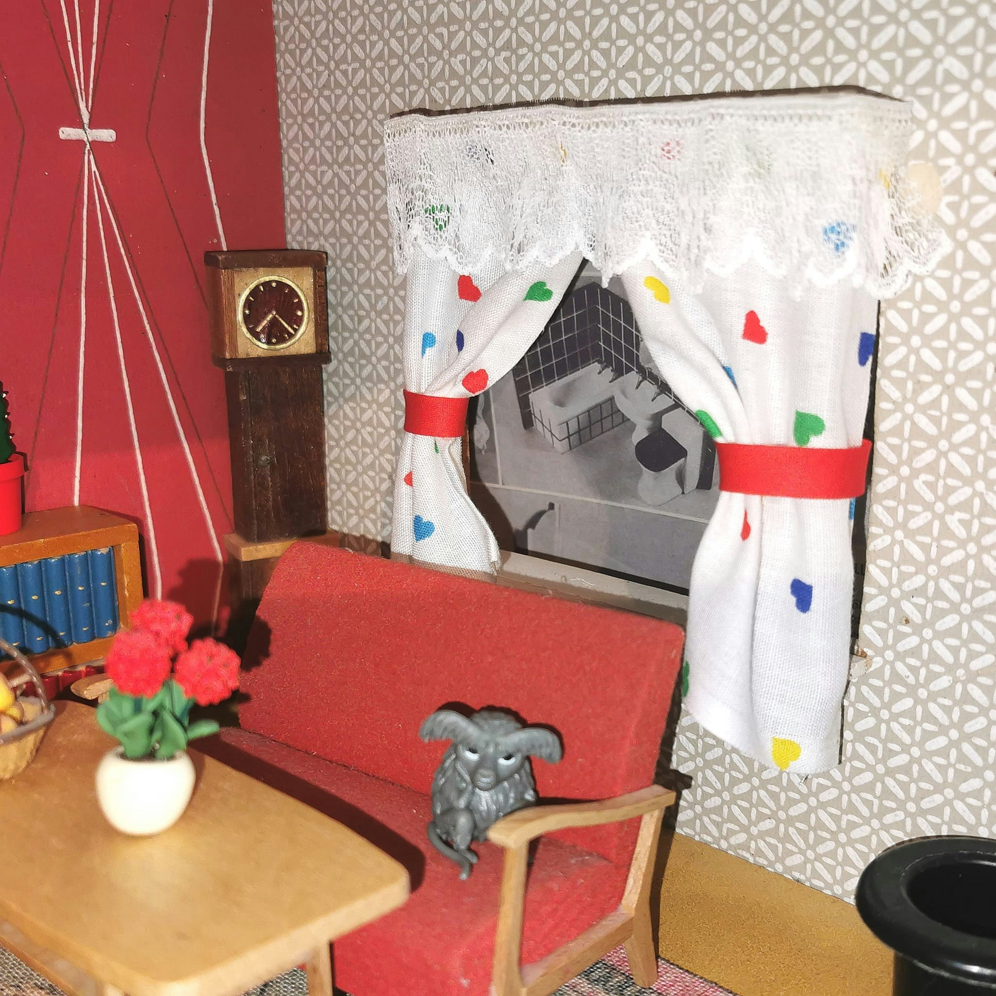 Gardinupphängning för Lundby gardiner