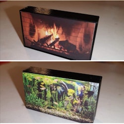 Akvarium eller öppen spis 1:18