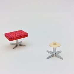 Snurrfot till Lundby fotpall