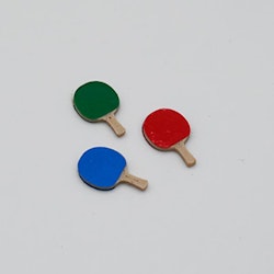 Bordtennis racket pingis 1:18