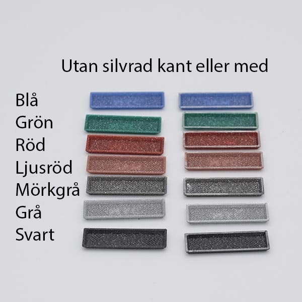 Avlångt smalt fat