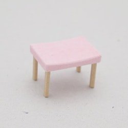 Liten fyrkantig pall Flock 1:18
