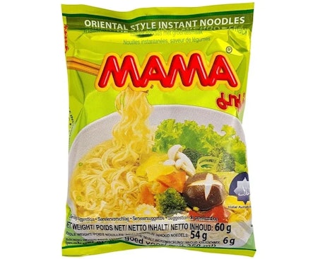 Nudlar Grönsaker Vegansk