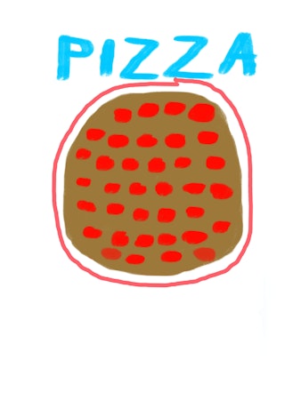 Pizza Pepperoni Mat Poster