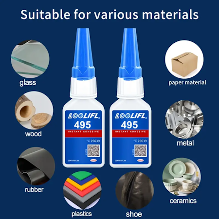 LOOLIFL 495 Instant Adhesive Glue Quick Dry 20 ML