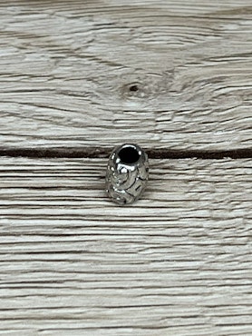 Mellandel Dekor 9x6 mm, Silver (4st)